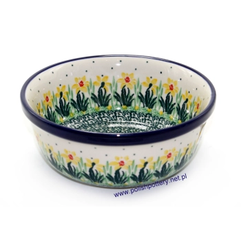 Miska 0,6L z rantem Ø16cm dek. Żonkile